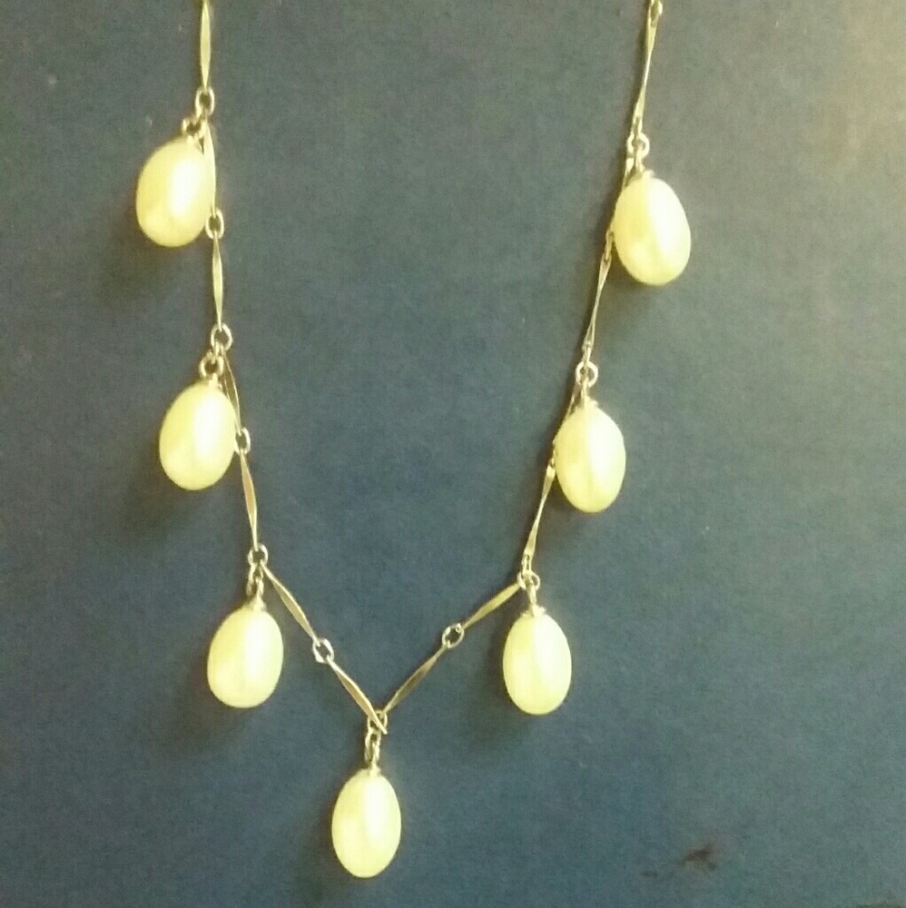 925 & 7 authentic pearl 18" necklace
